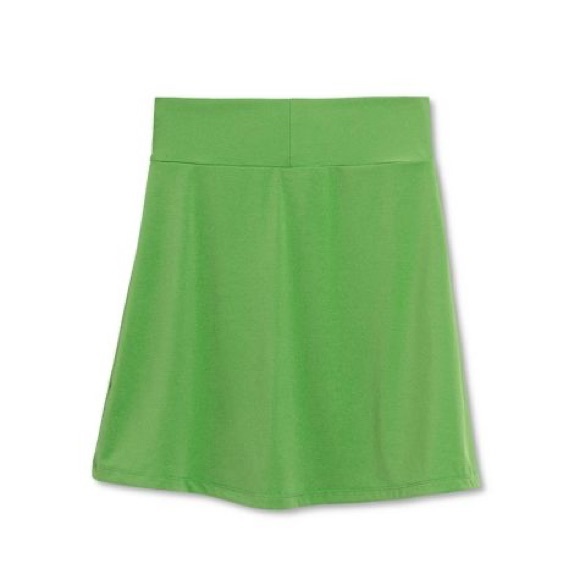 Liberty & Justice Green Mid-Rise Swim Cover Up Skirt - Picture 4 of 9